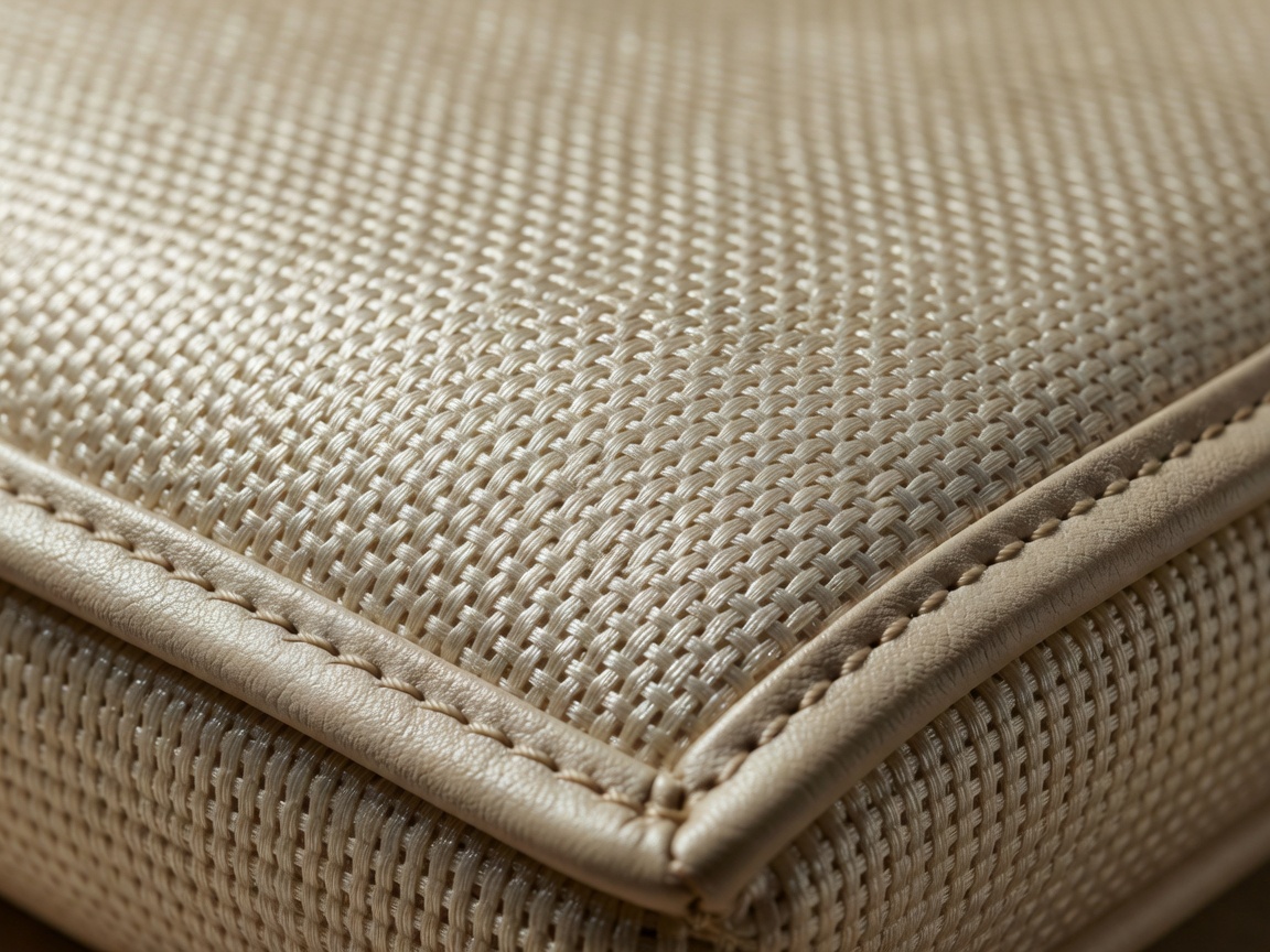 Macro detail of champagne accents on a premium rebounder mat